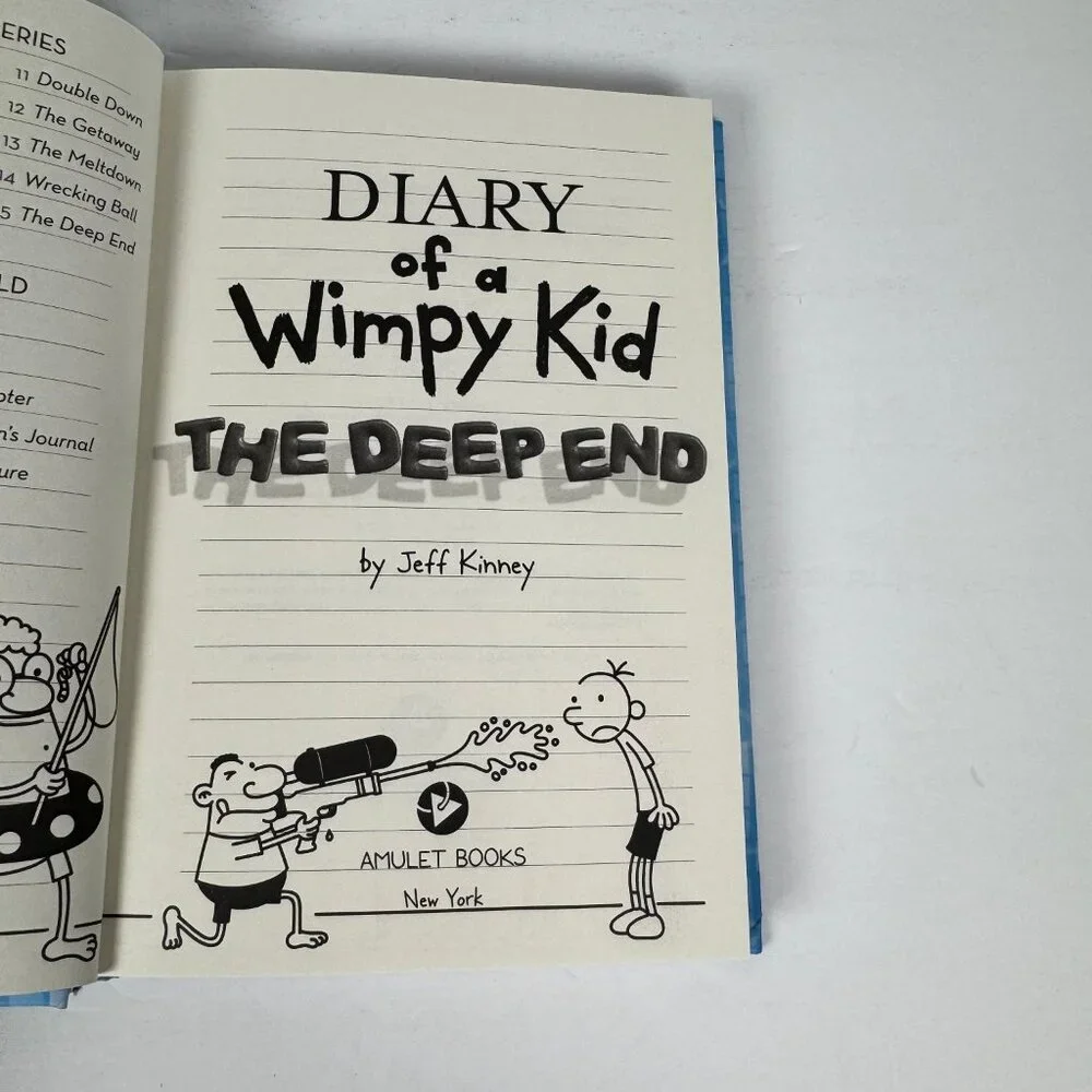 Diary of a Wimpy Kid: The Deep End‎ Jeff Kinney 2020 1st Printing Hardcover